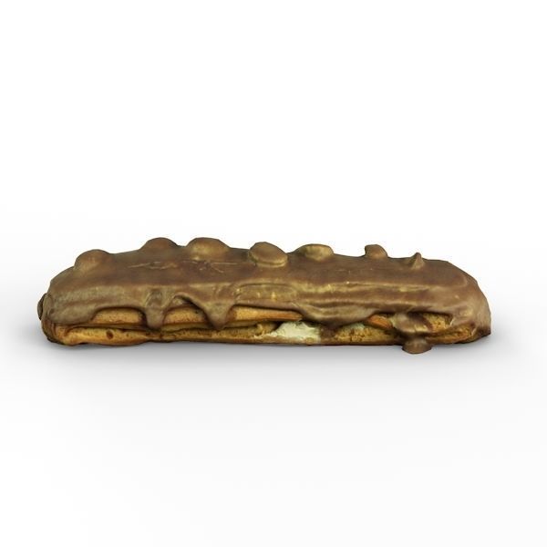 Eclair chocolate bar 3D model_1