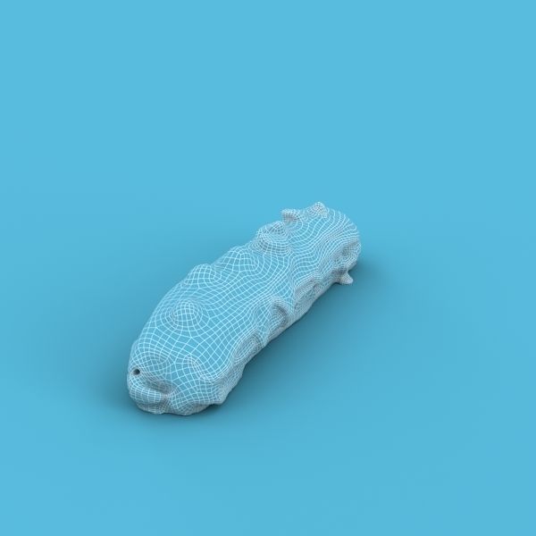 Eclair chocolate bar 3D model_12