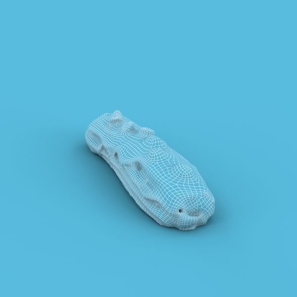 Eclair chocolate bar 3D model_10