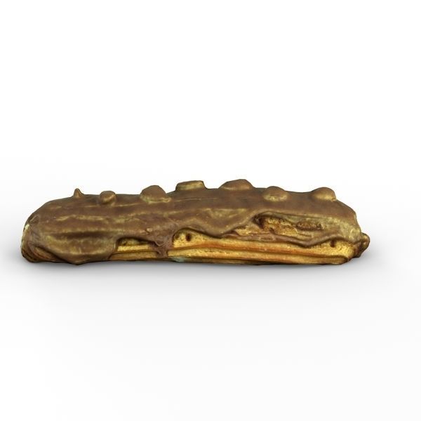 Eclair chocolate bar 3D model_7