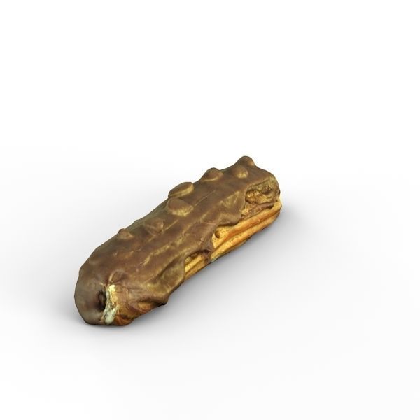 Eclair chocolate bar 3D model_5