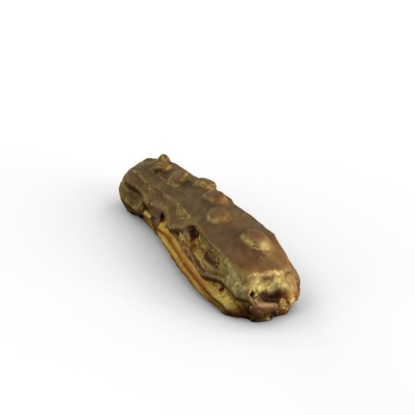 Eclair chocolate bar 3D model_9