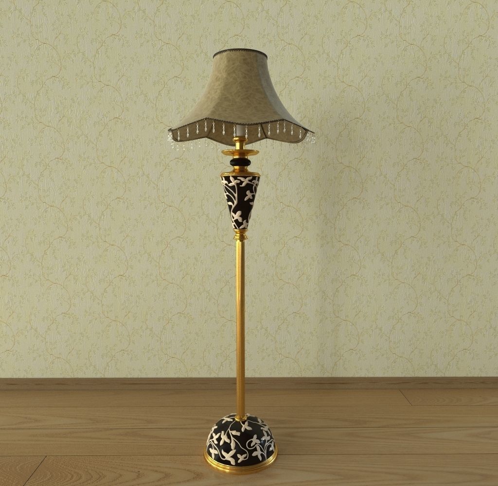loor lamp - torchere 3D model_1