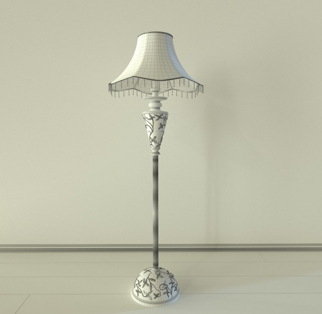 loor lamp - torchere 3D model_4