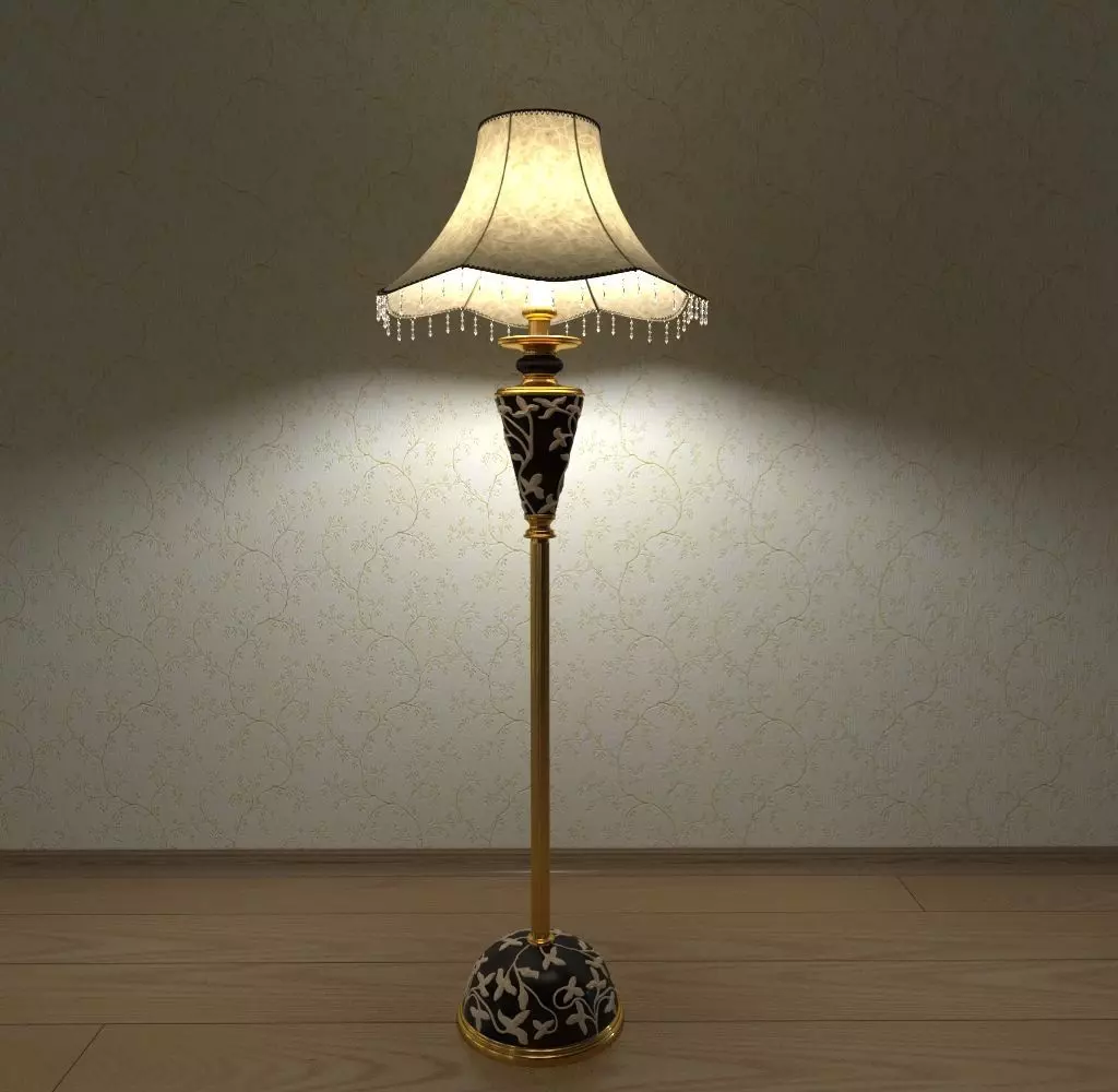loor lamp - torchere 3D model_0