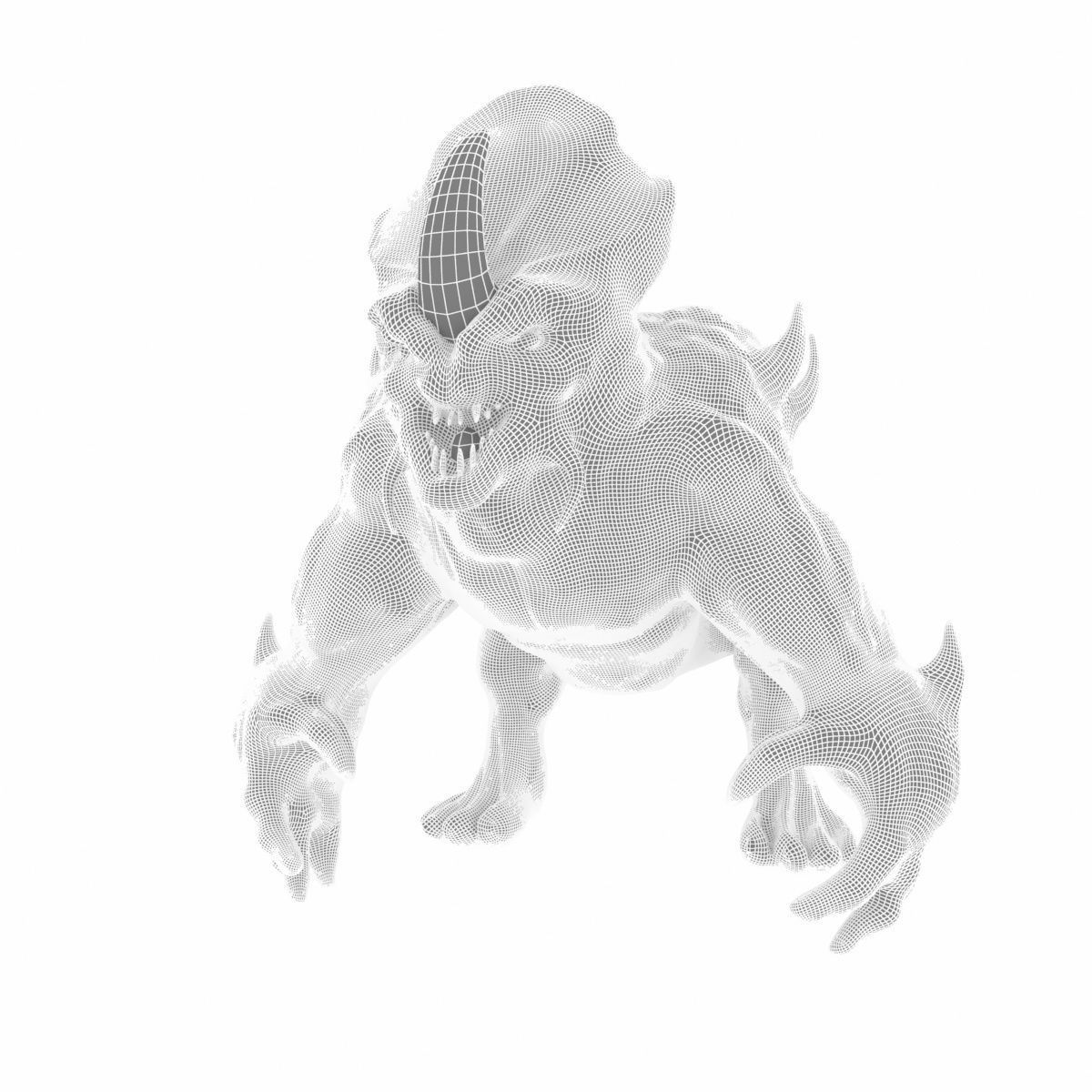 Big Creature 2 3D model_5