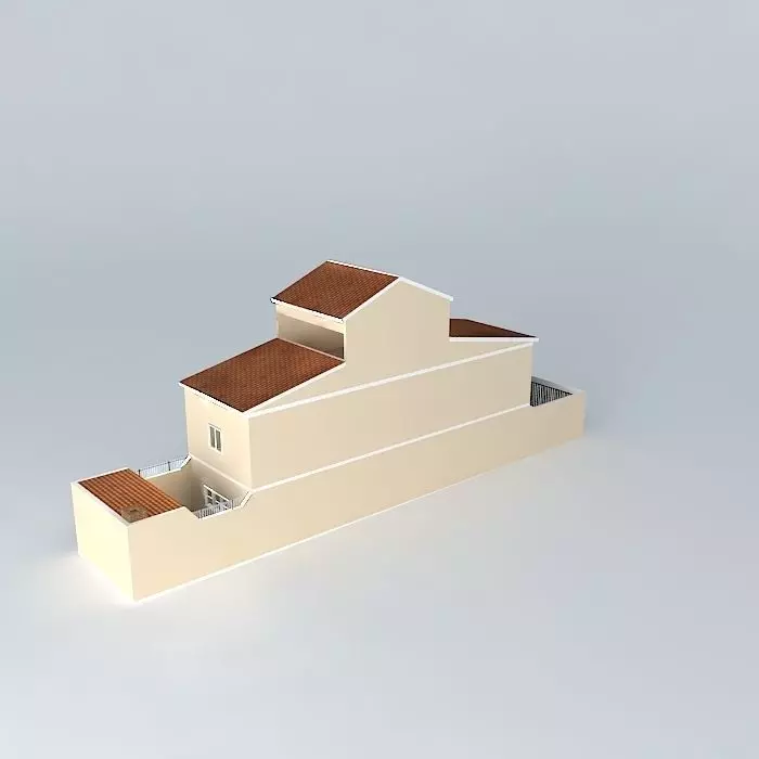 Townhouse house Free 3D model