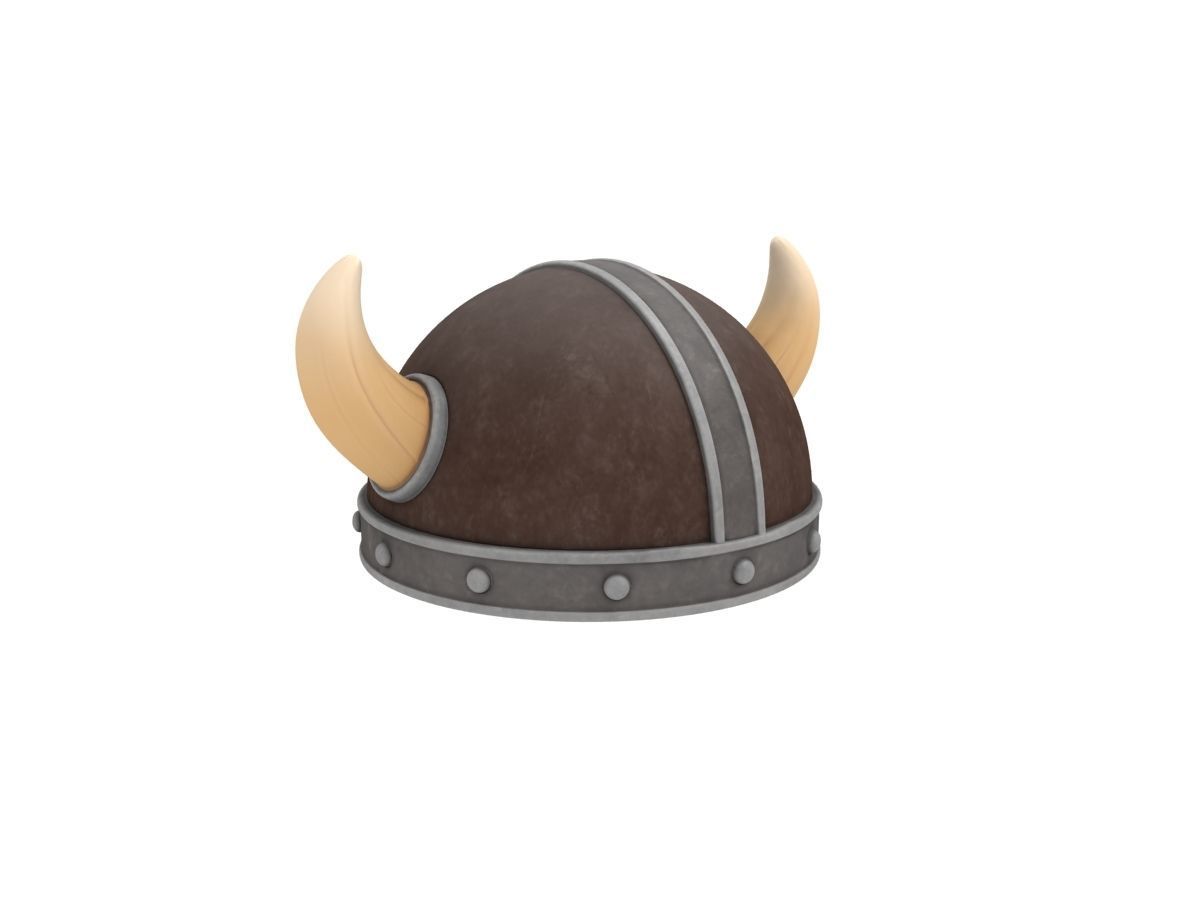 Viking Helmet 3D model_1