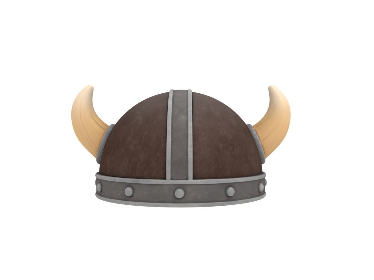 Viking Helmet 3D model_2