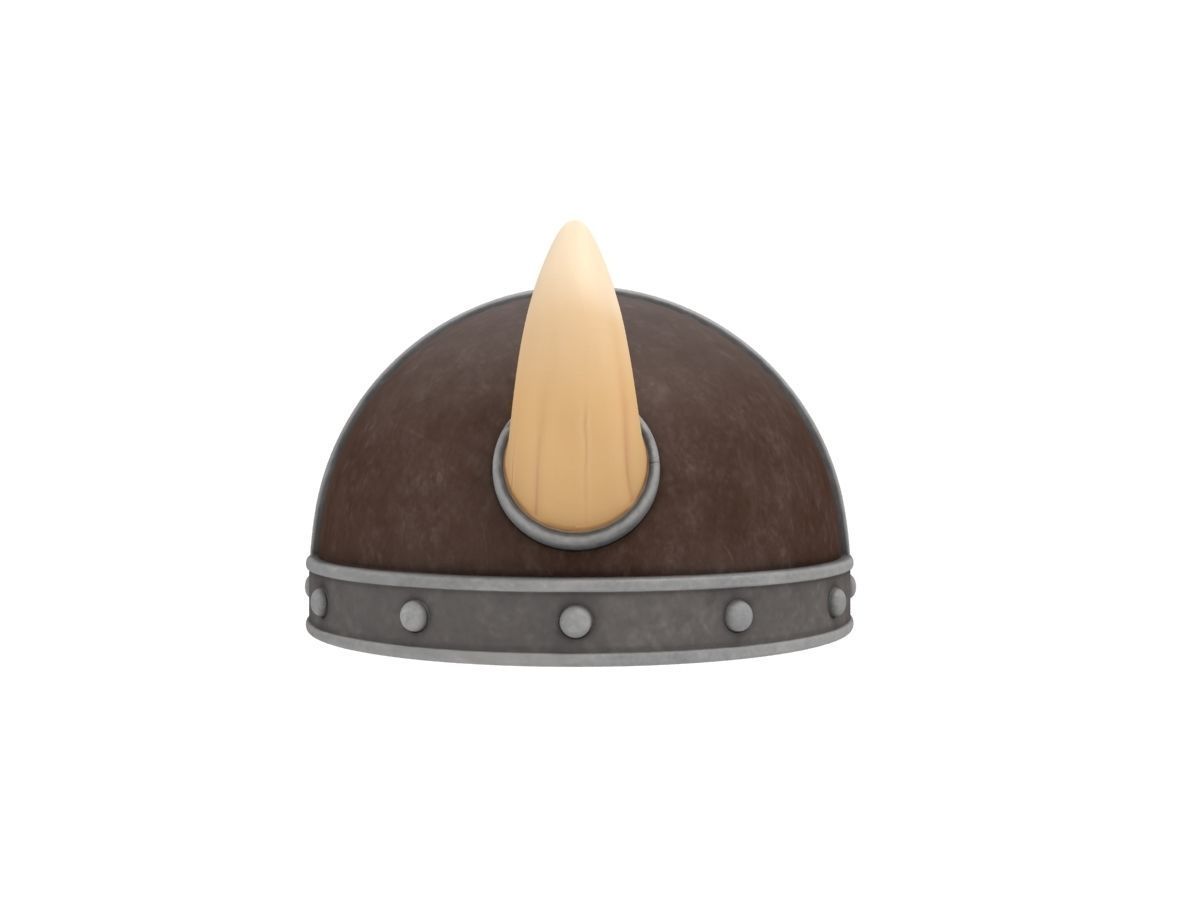 Viking Helmet 3D model_3