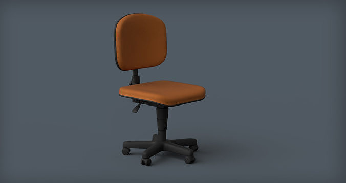 Office Chair Low-poly 3D model