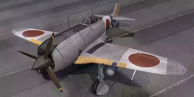 Nakajima Ki-44-2 Shoki or Demon - aka Tojo 3D model
