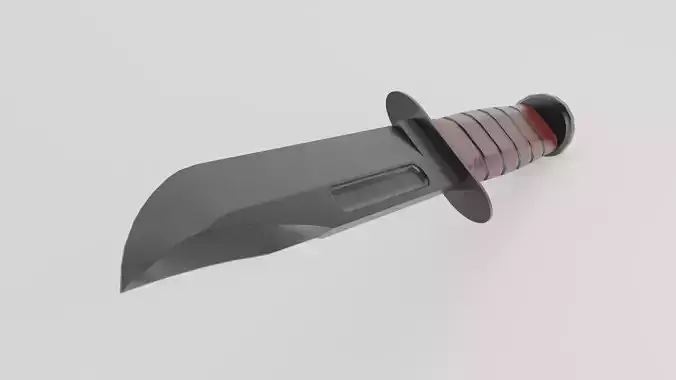Low Poly Combat Knife 