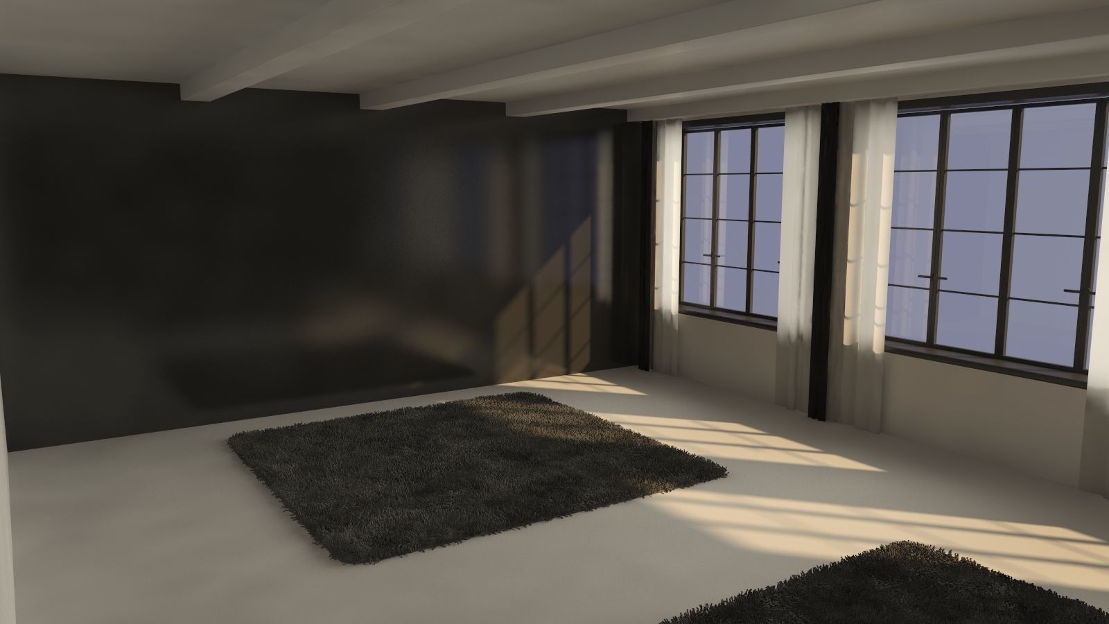 room and lighting Free 3D model_0