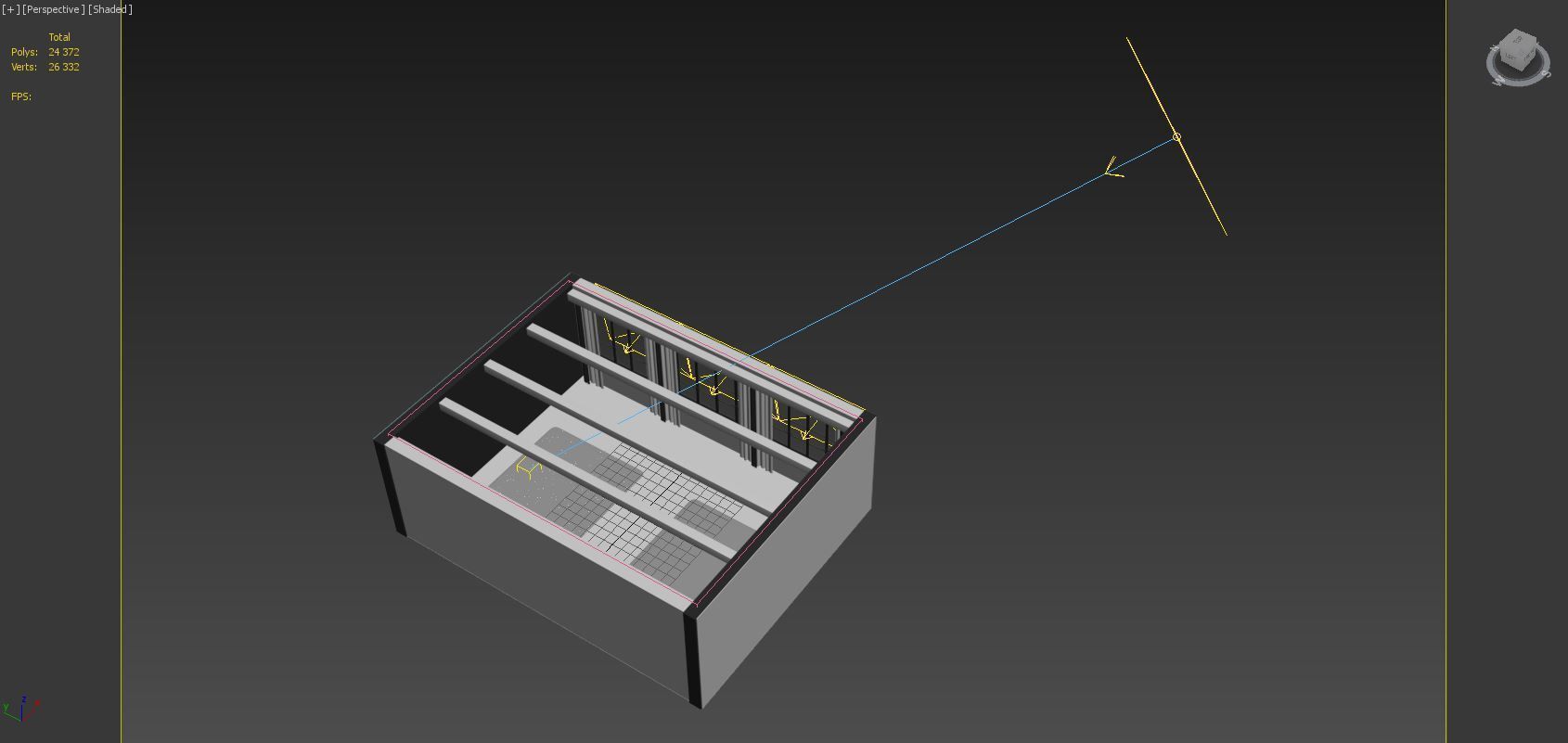 room and lighting Free 3D model_4