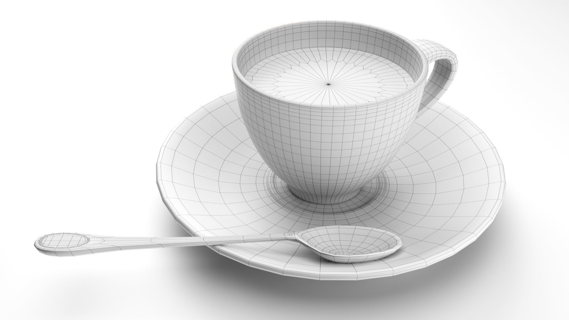 Coffee Cup Free low-poly 3D model_1