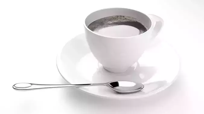 Coffee Cup Free low-poly 3D model