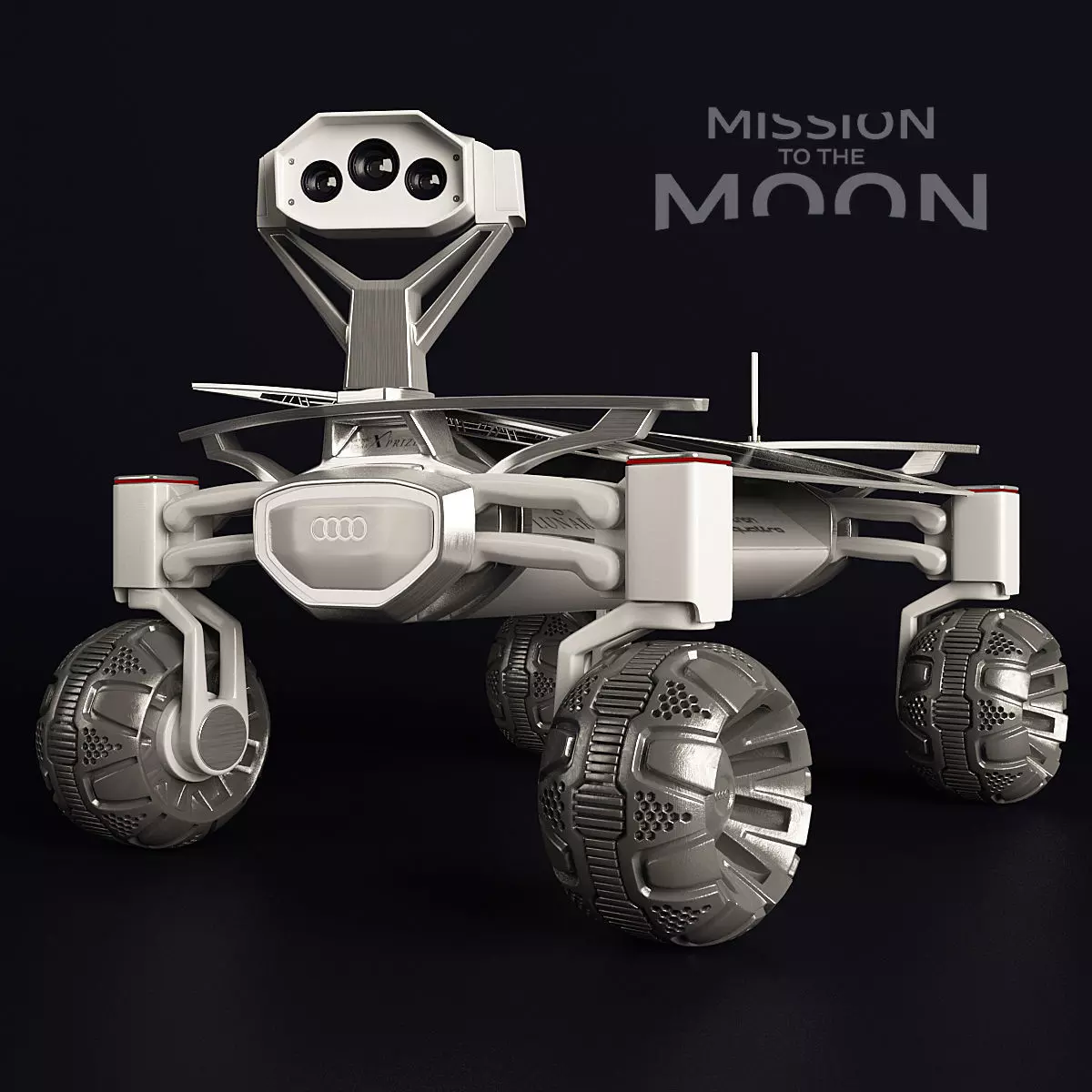 Moon Rover Quattro 3D model