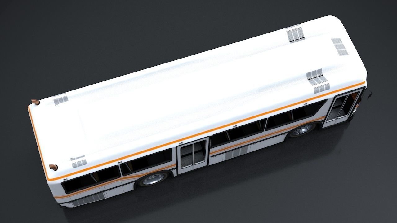 City Bus Rigged 3D model_6