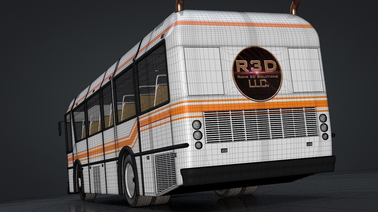 City Bus Rigged 3D model_24