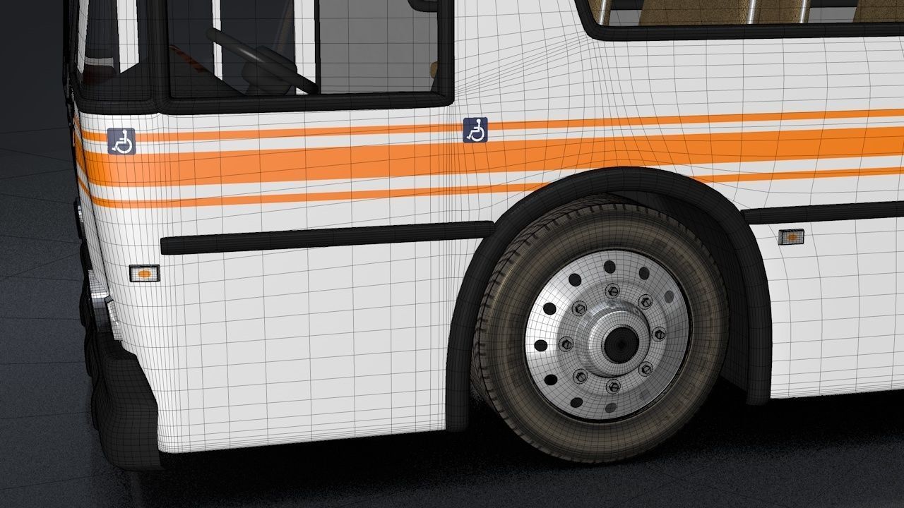 City Bus Rigged 3D model_17