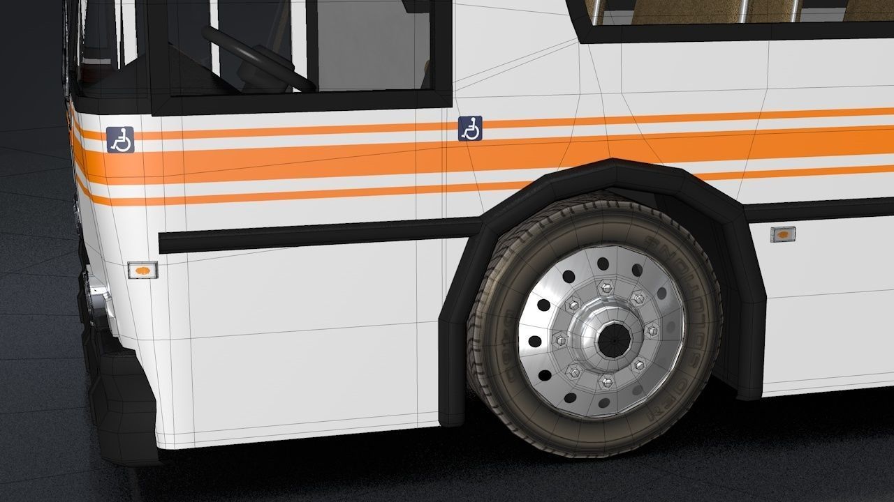 City Bus Rigged 3D model_29