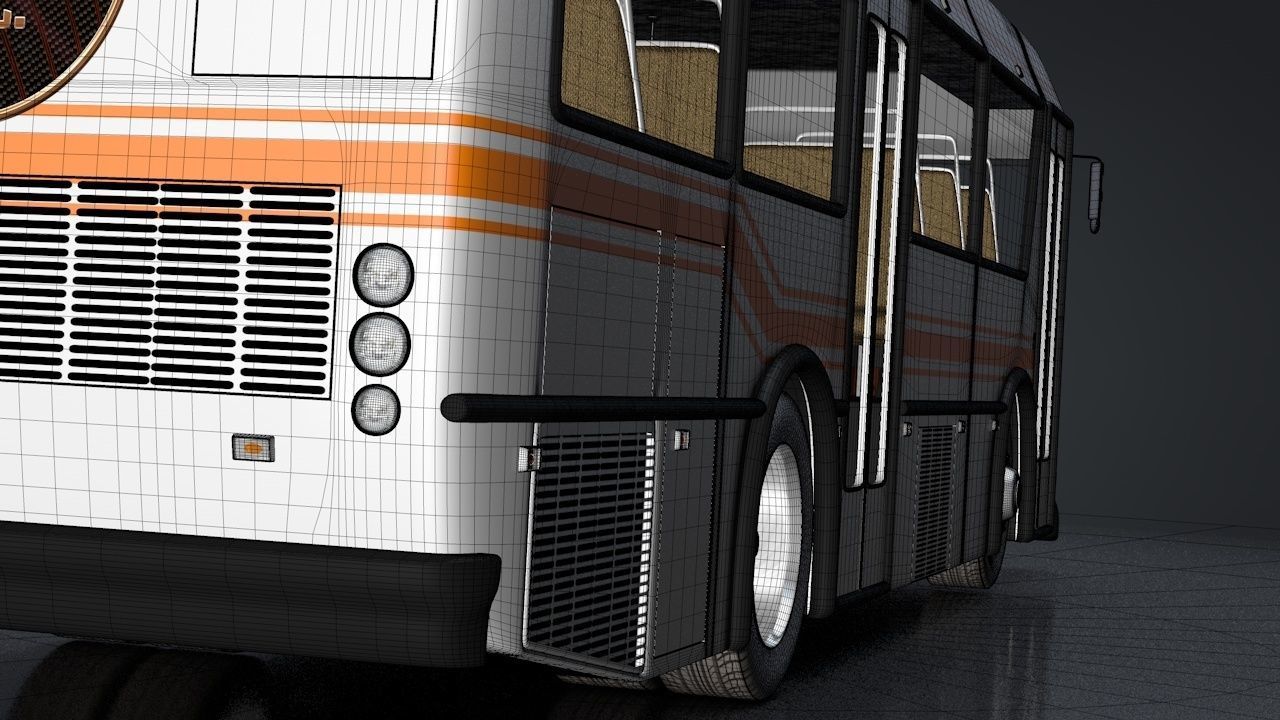 City Bus Rigged 3D model_20