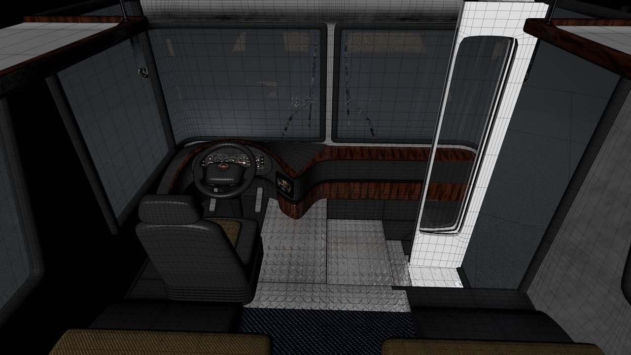 City Bus Rigged 3D model_28