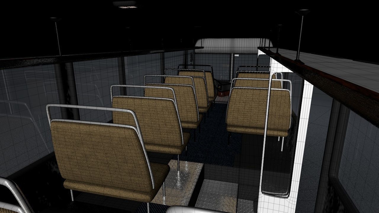 City Bus Rigged 3D model_26