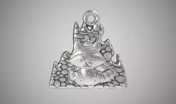 Raccoon Necklace