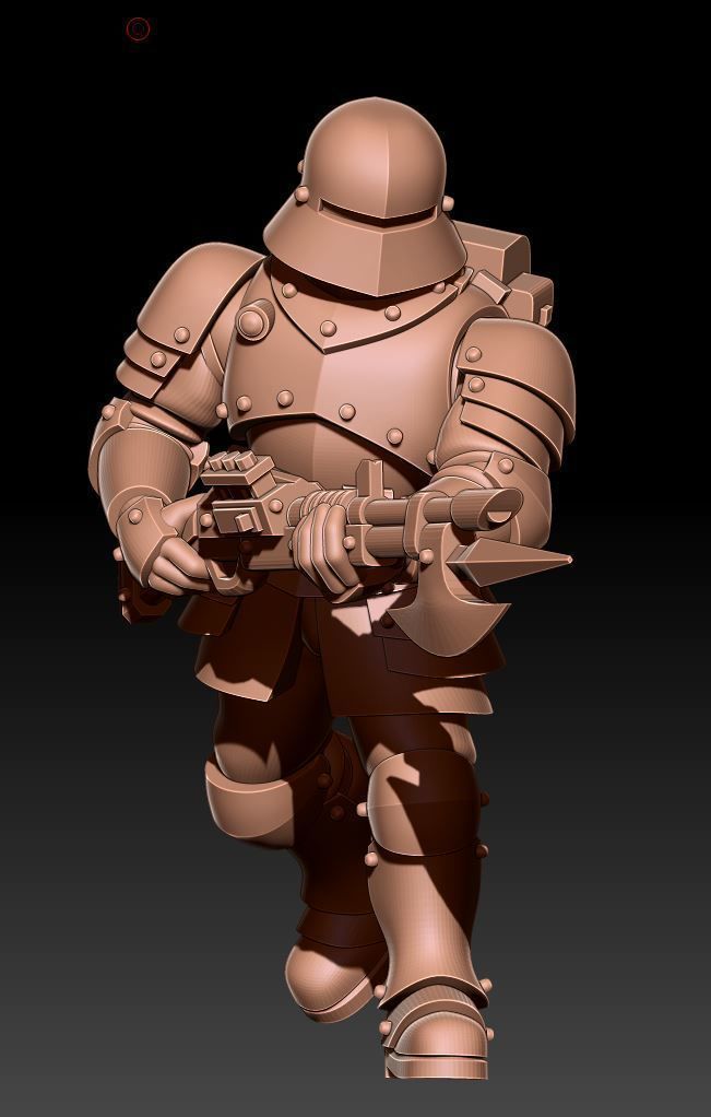 Feudal Guard - Laser Gun Squad 3D print model_8