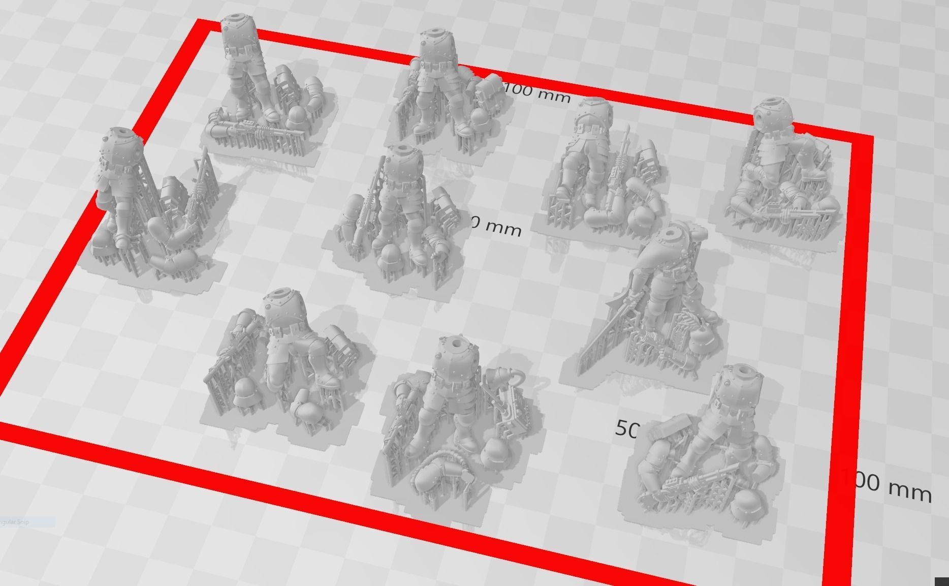 Feudal Guard - Laser Gun Squad 3D print model_7