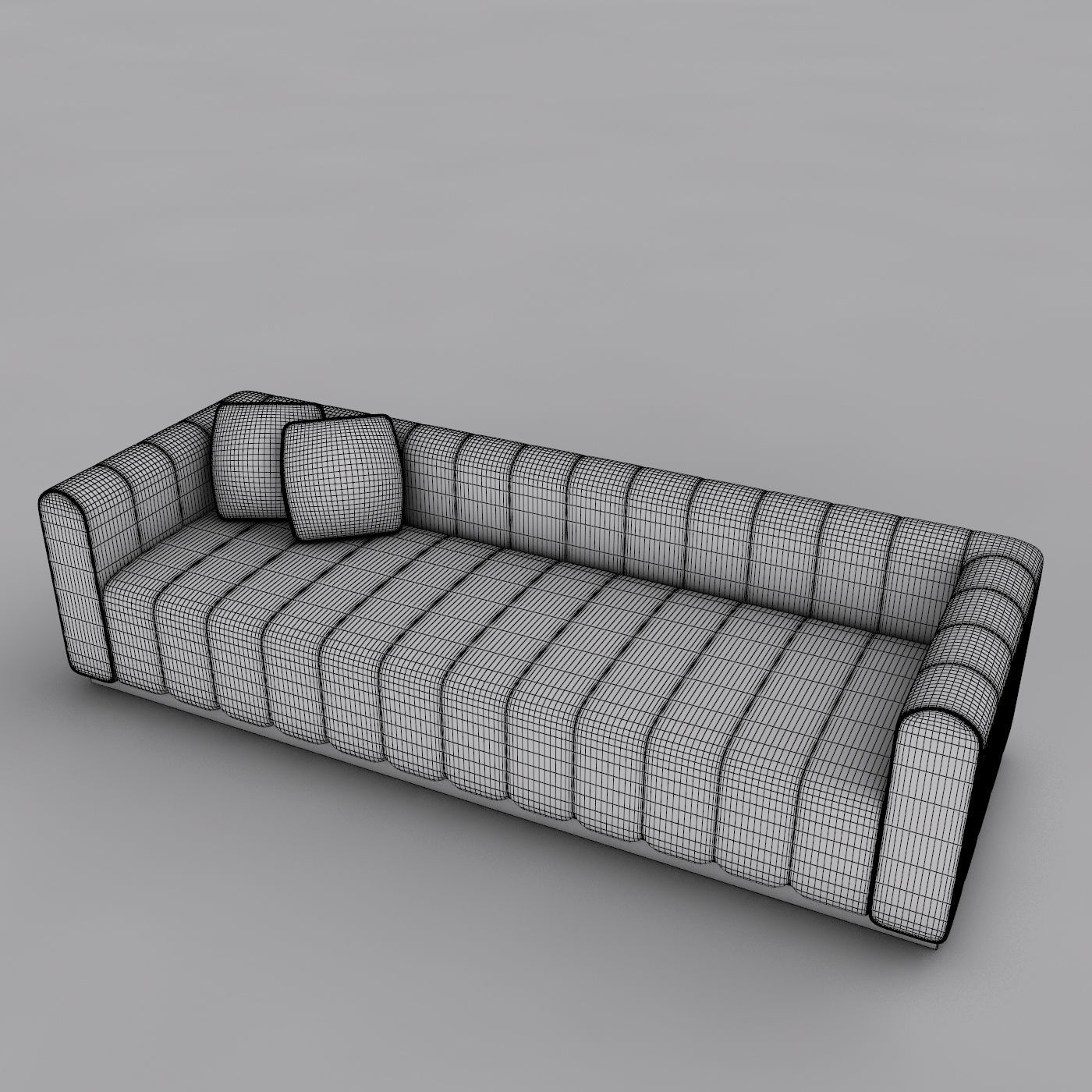 Leather Sofa 3D model_3
