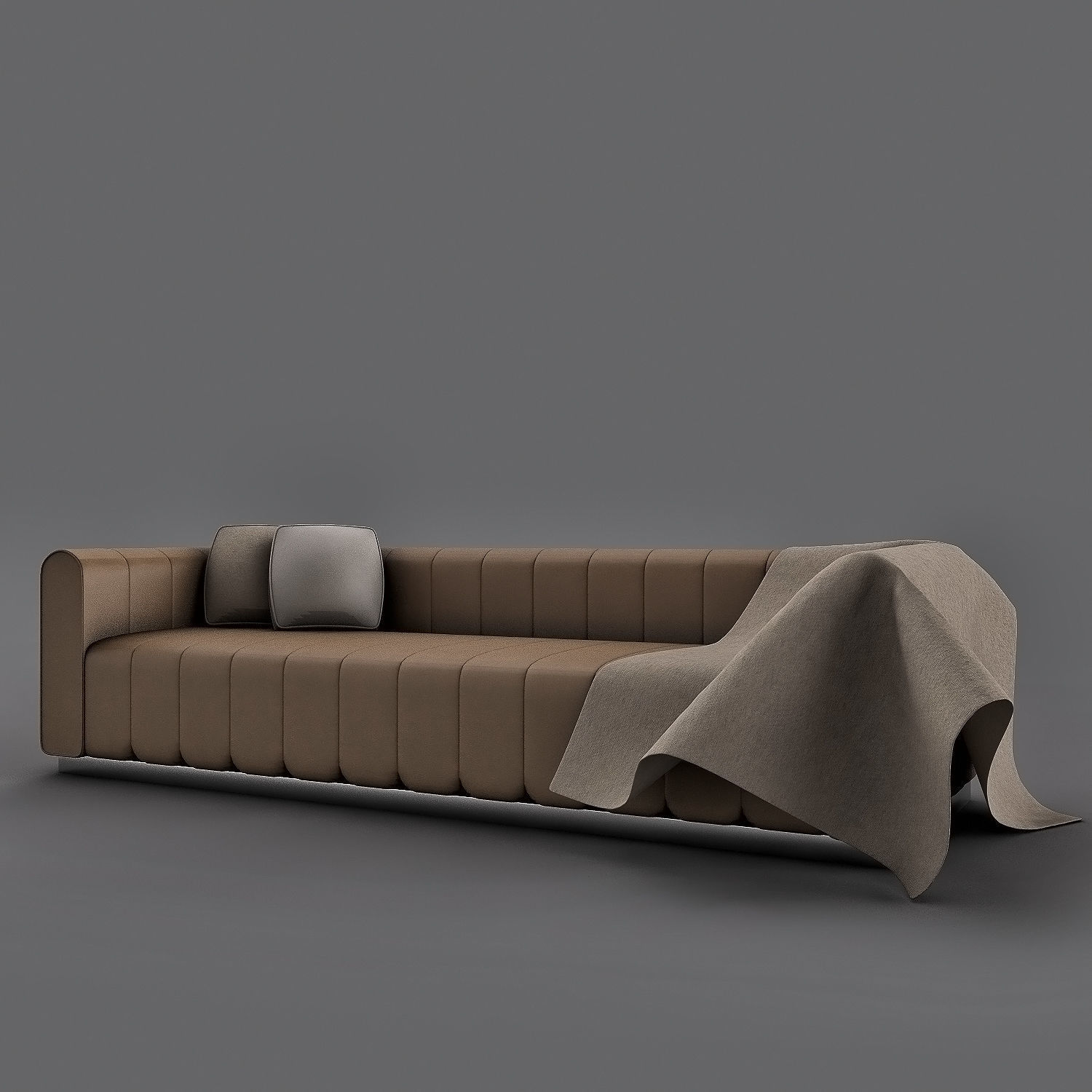 Leather Sofa 3D model_1