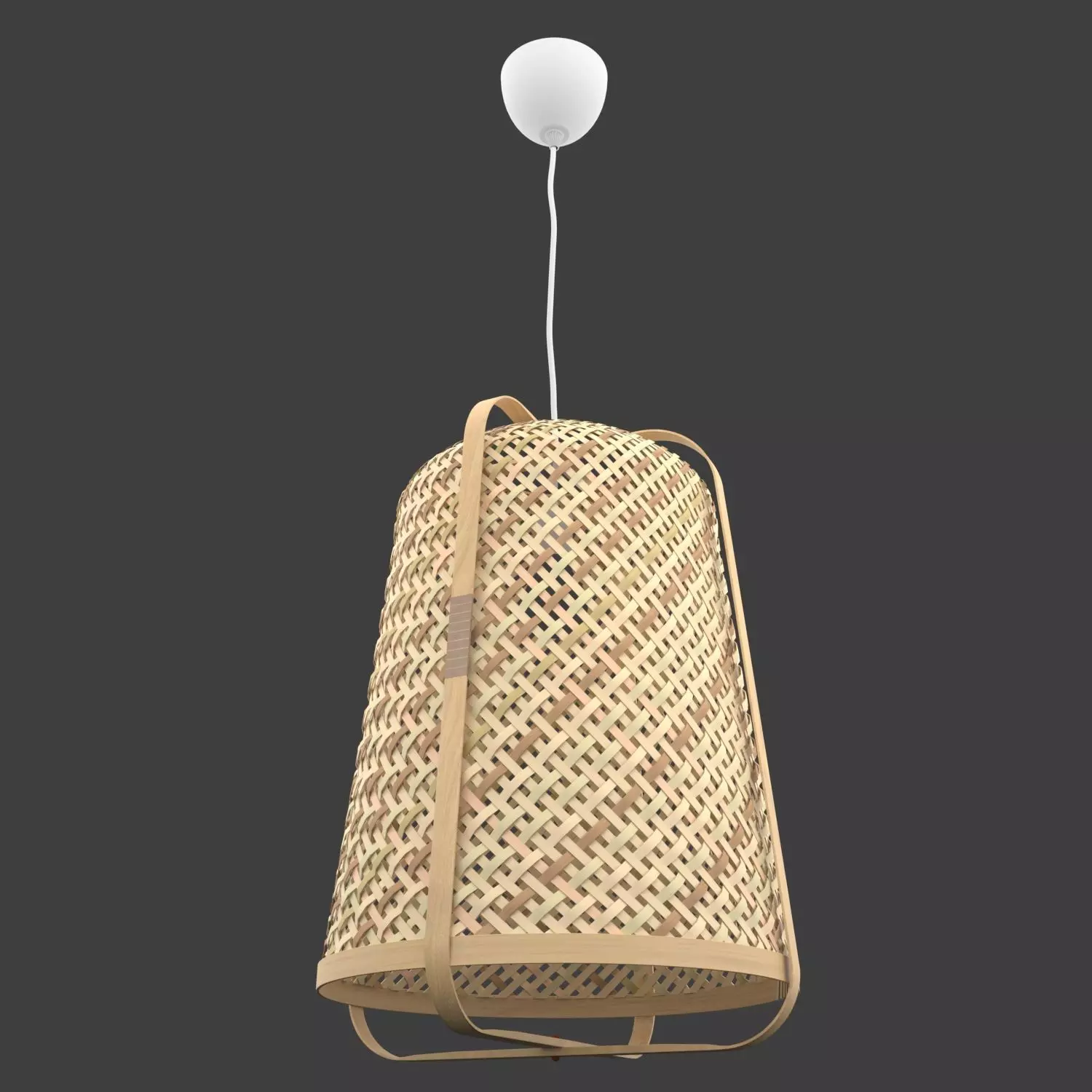 KNIXHULT2019 rattan hanging lamp 3D model_0