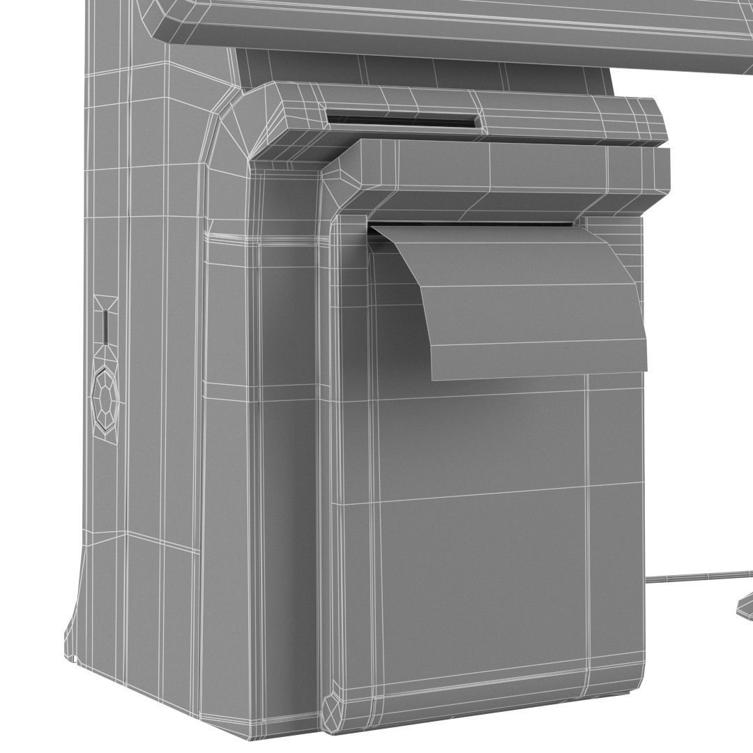 All-in-one POS terminal Posiflex HS2310 3D model_6