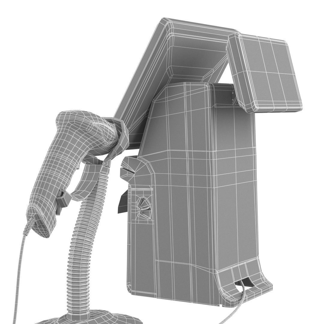 All-in-one POS terminal Posiflex HS2310 3D model_4