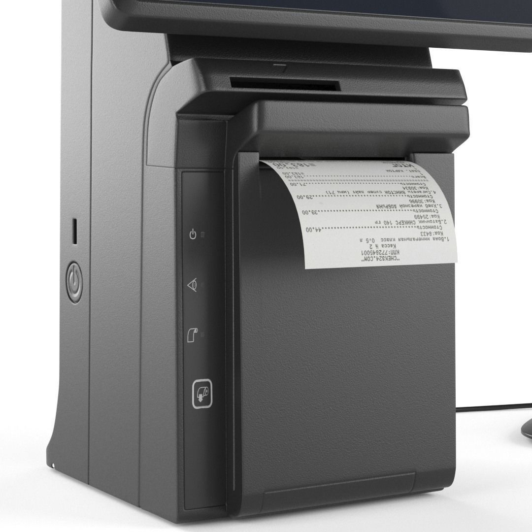 All-in-one POS terminal Posiflex HS2310 3D model_1