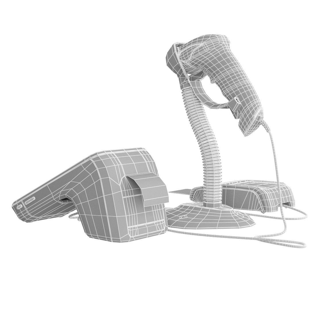 POS terminal Evotor 7-3 3D model_11