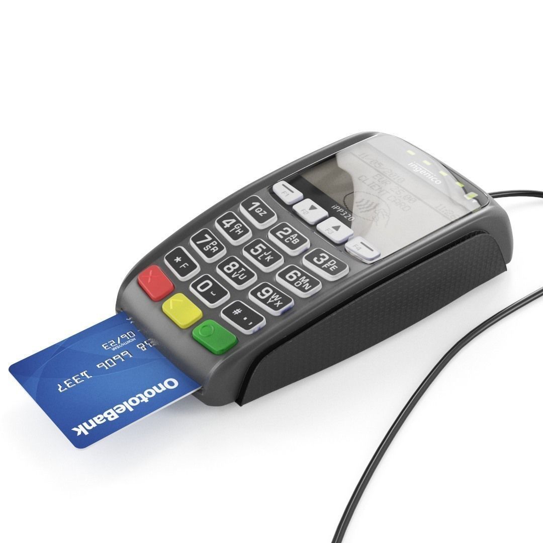 POS terminal Evotor 7-3 3D model_1