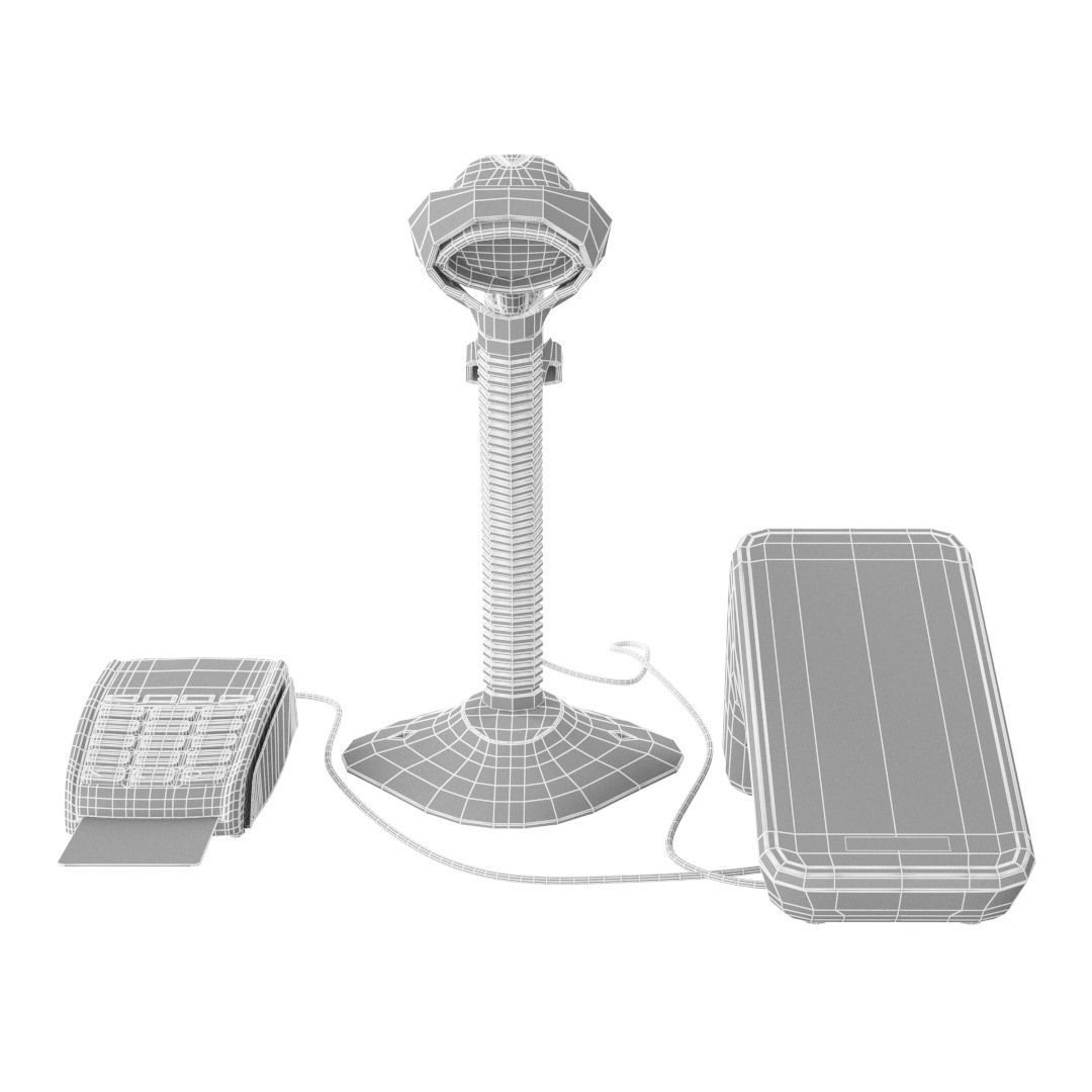 POS terminal Evotor 7-3 3D model_10