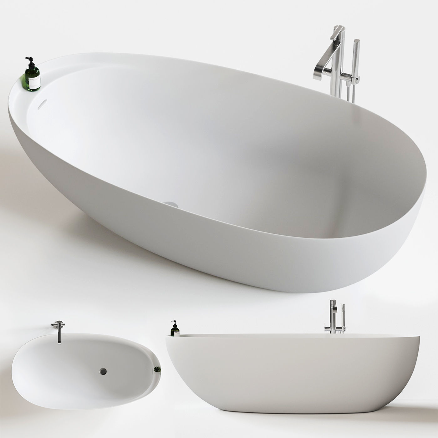 Antonio Lupi Eclipse Bath 3D model_0