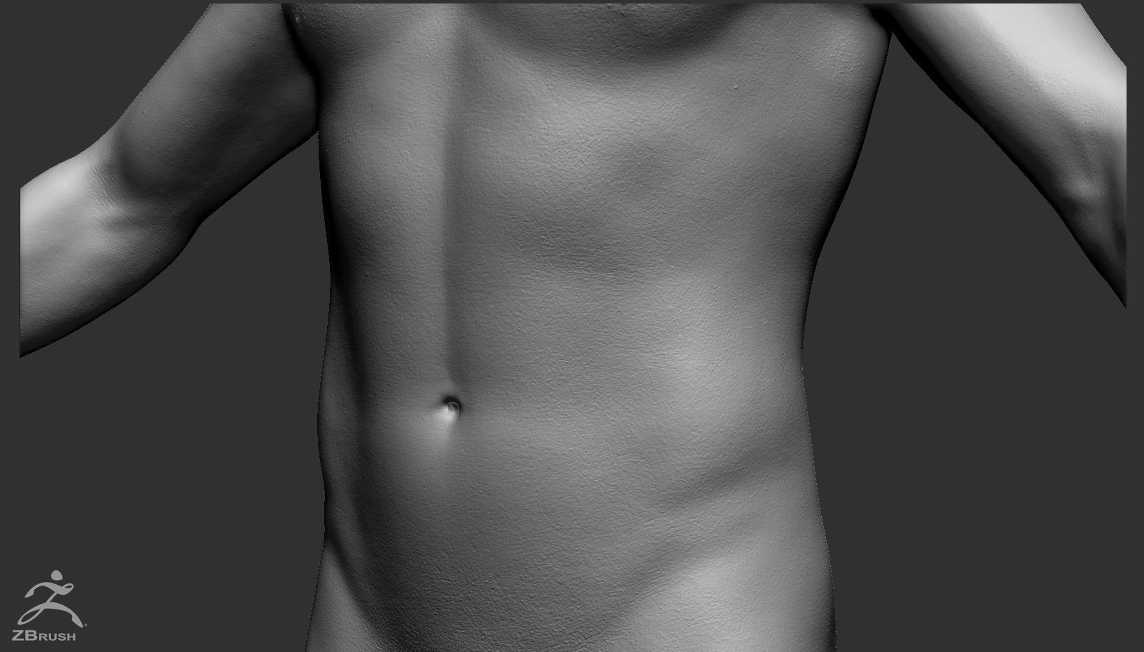 Male Custom Basemesh 3D model_14