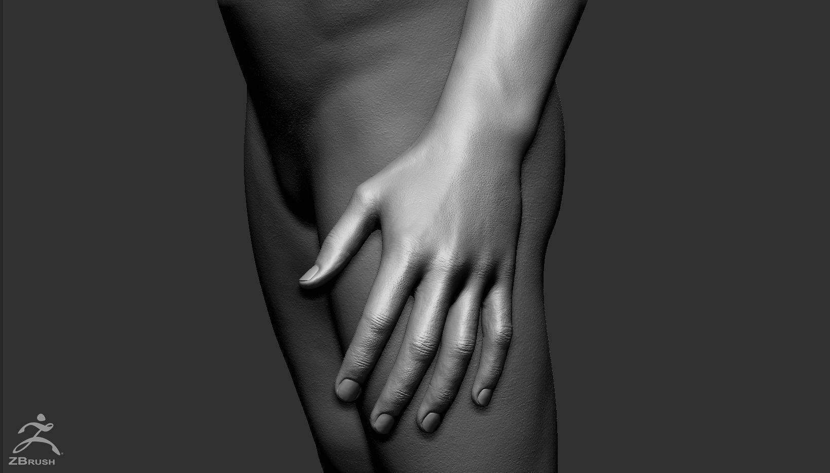 Male Custom Basemesh 3D model_16