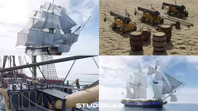 HMS Ship - Pirate Collection