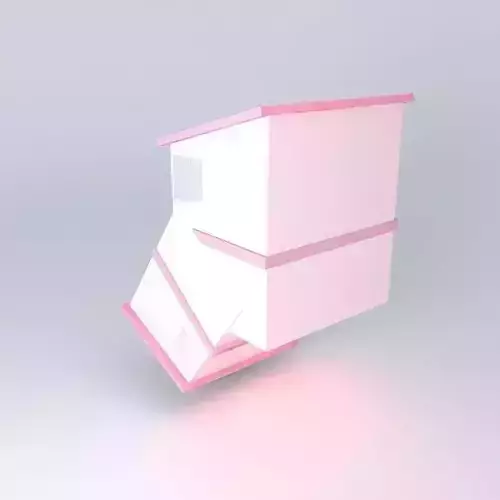 Purple House with Roof