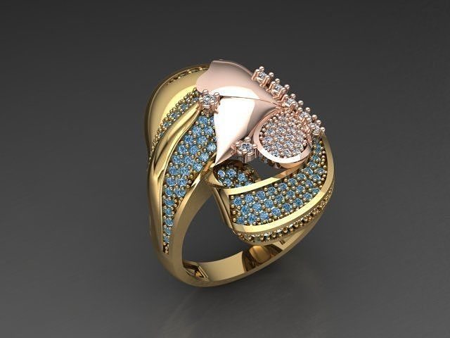 Fancy Ring 3D print model