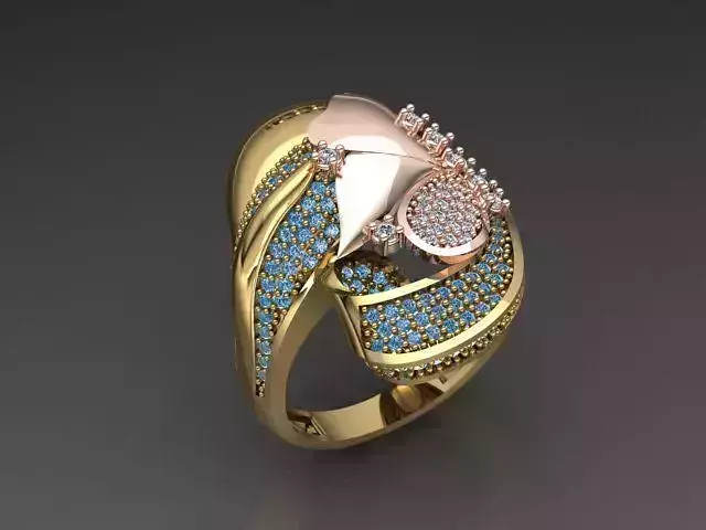 Fancy Ring 3D print model