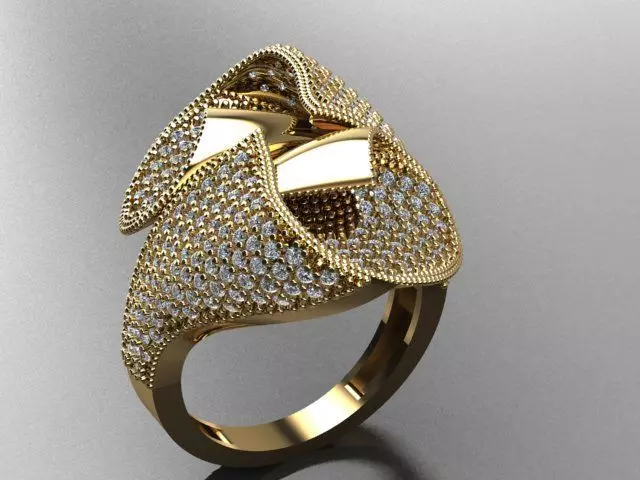 Fancy Ring 3D print model_0