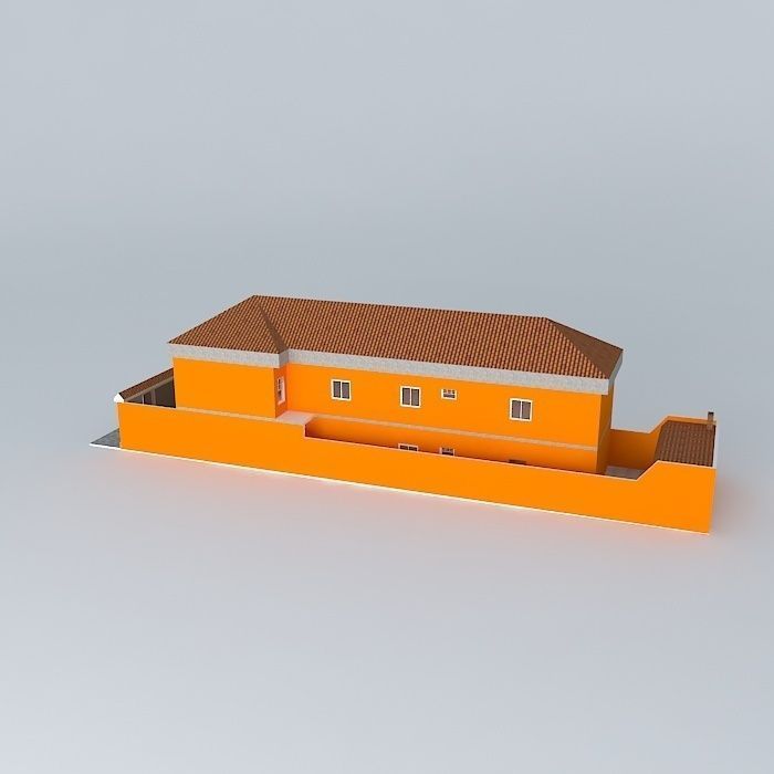 House design Free 3D model_1